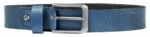 Leonardo Verrelli Echtleder Gürtel, kürzbar, blau, 85 cm - 125 cm - Image 2