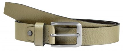 Leonardo Verrelli Echtleder Gürtel, kürzbar, hellbraun, 85 cm - 125 cm