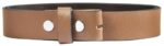 Leonardo Verrelli Echtleder Gürtel für Wechselschnallen, braun, 85 cm - 125 cm - Image 2