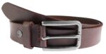Leonardo Verrelli Echtleder Gürtel, kürzbar, braun, 2. Wahl (Schließendesign ... - Image 4