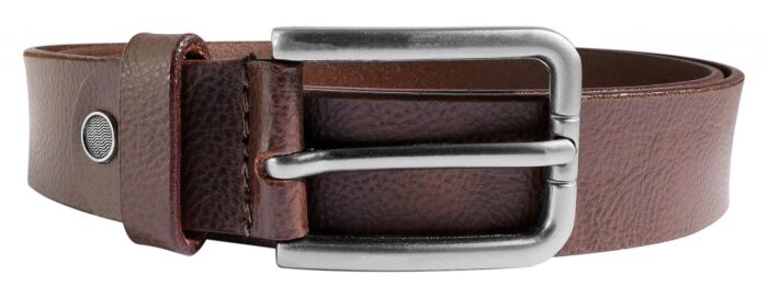 Leonardo Verrelli Echtleder Gürtel, kürzbar, braun, 2. Wahl (Schließendesign ... - Image 5