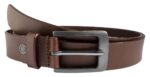 Leonardo Verrelli Echtleder Gürtel, kürzbar, braun, 2. Wahl (Schließendesign ... - Image 7