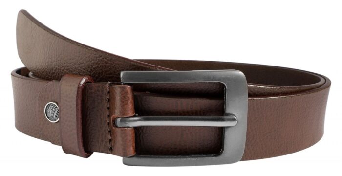 Leonardo Verrelli Echtleder Gürtel, kürzbar, braun, 2. Wahl (Schließendesign ... - Image 7