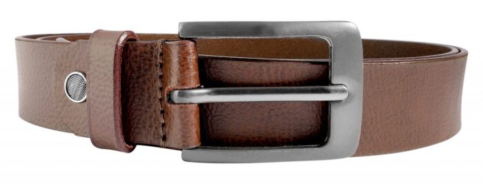 Leonardo Verrelli Echtleder Gürtel, kürzbar, braun, 2. Wahl (Schließendesign ... - Image 8