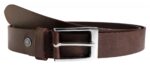 Leonardo Verrelli Echtleder Gürtel, kürzbar, braun, 2. Wahl (Schließendesign ... - Image 10