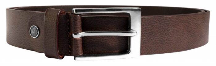 Leonardo Verrelli Echtleder Gürtel, kürzbar, braun, 2. Wahl (Schließendesign ... - Image 11