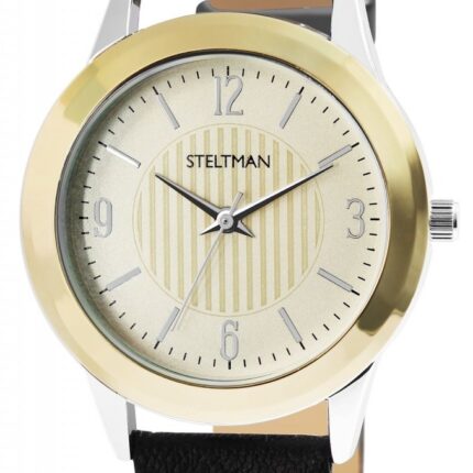Steltman Damenarmbanduhr mit drei Lünetten, wechselbar