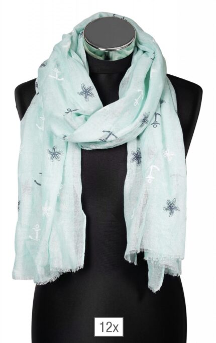 Schalpaket, farblich sortiert, 100% Polyester, 70 * 180 cm, 12 Stück