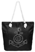 Damen Handtasche aus Textil, Ankermotiv