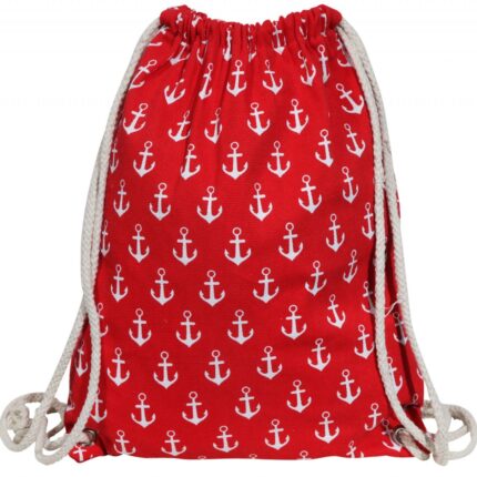 Trend Turnbeutel aus Textil, maritim