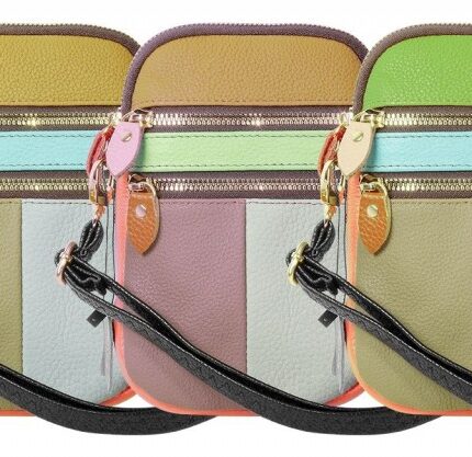 Echt Leder Tasche , farblich sortiert,