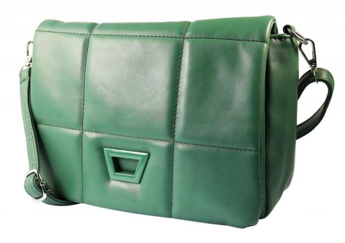 Überschlagtasche mit Steppnaht, Lederimitat - Image 5
