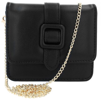 Mini-Tasche mit Spiegel, Lederimitat