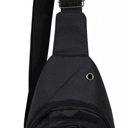 Herren Brusttasche oder Bauchtasche, Textil mit verstellbarem Gurt, 4 Stück/Pack