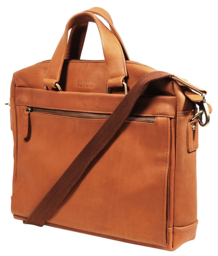 Leonardo Verrelli Echt Leder Laptoptasche Businesstasche - Image 2