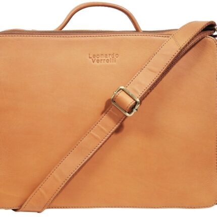 Leonardo Verrelli Echt Leder Tasche Laptoptasche Businesstasche