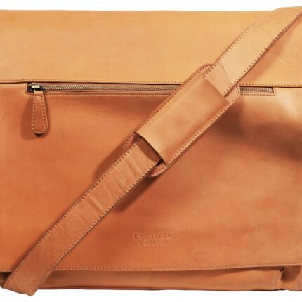 Leonardo Verrelli Echt Leder Tasche Laptoptasche Lehrertasche