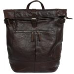 Leonardo Verrelli Echtleder Rucksack