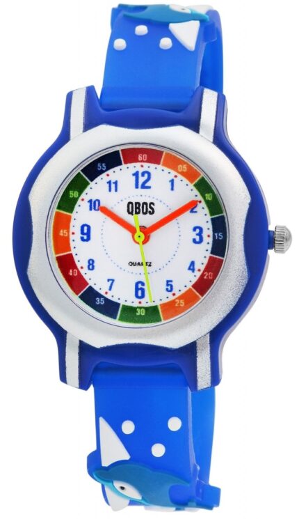 QBOS Kinderuhr mit Silikonarmband