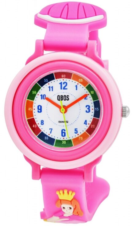 QBOS Kinderuhr mit Silikonarmband