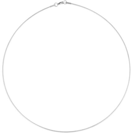 Akzent Edelstahl Collierkette, silberfarbig, Stärke 1,5mm