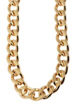Akzent Panzerkette, Edelstahl, goldfarben, Stärke 1mm - Image 6