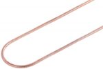 Akzent Schlangenkette, Edelstahl, roségoldfarben, Stärke 3mm - Image 2