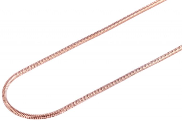 Akzent Schlangenkette, Edelstahl, roségoldfarben, Stärke 3mm - Image 2