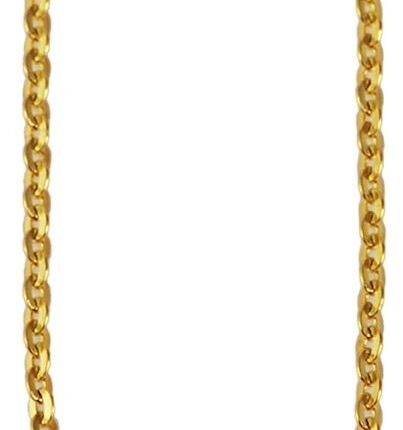 Akzent Ankerkette, Edelstahl, goldfarben, Stärke 3mm