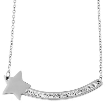 Akzent Edelstahl Damen Ankerkette, Länge: 45 cm / Stärke: 1 mm