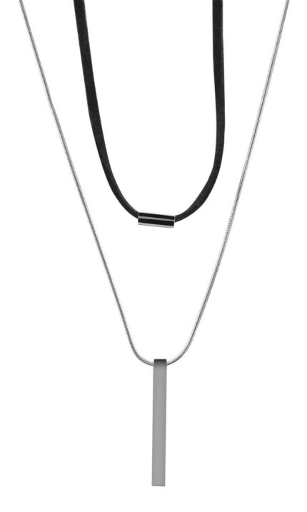 Akzent Edelstahl Damen Schlangenkette, Länge: 63 cm / Stärke: 4 mm