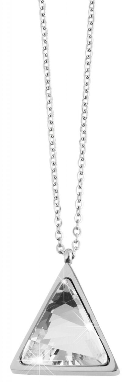 Akzent Edelstahl Damen Ankerkette, Länge: 43 cm / Stärke: 1 mm, silberfarbig