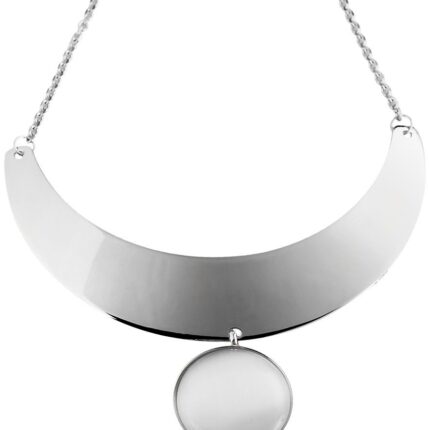 Akzent Edelstahl Halskette, Länge: 50 cm / Stärke: 3 mm