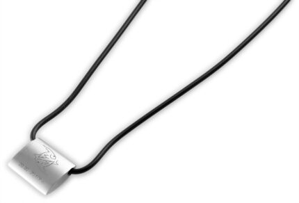 Akzent Kautschukkette, Sternzeichenanhänger, Länge: 60+5 cm / Stärke: 2 mm