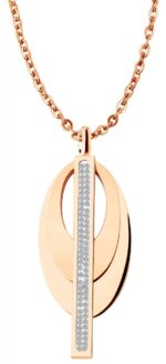 Akzent Edelstahlkette mit Anhänger, Simili