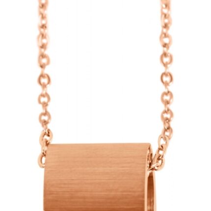 Akzent Edelstahl Kette mit Anhänger, 43+5cm