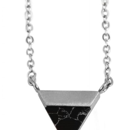 Akzent Edelstahl Kette mit Anhänger, 43+5cm