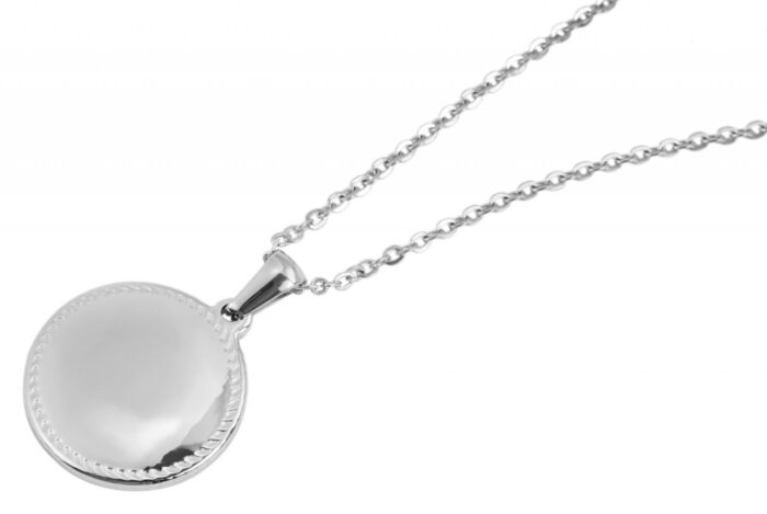 Akzent Edelstahl Kette mit Anhänger, 43+5cm - Image 2