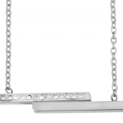 Akzent Edelstahl Kette mit Anhänger, 43 + 5cm