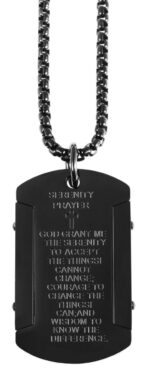 Akzent Edelstahl Veneziakette mit Anhänger