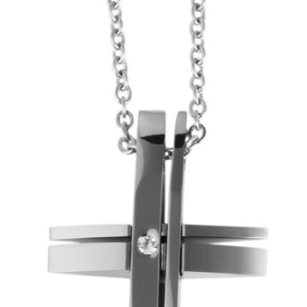 Akzent Edelstahl Damen Ankerkette, Länge: 45 cm / Stärke: 2 mm