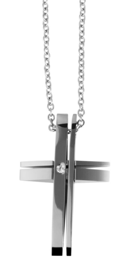 Akzent Edelstahl Damen Ankerkette, Länge: 45 cm / Stärke: 2 mm