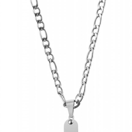 Akzent Kette mit Kreuzanhänger, Edelstahl