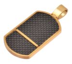 Akzent Gravuranhänger aus Edelstahl, Carbonoptik - Image 3
