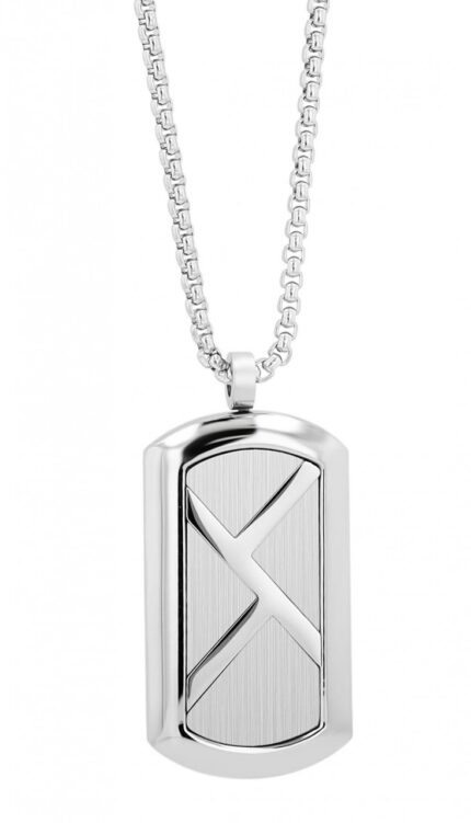 Akzent Halskette "Jaxon", Edelstahl, DogTag