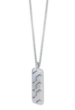 Akzent Erbskette "Lior" mit Dogtag, Edelstahl, 60 cm - Image 2