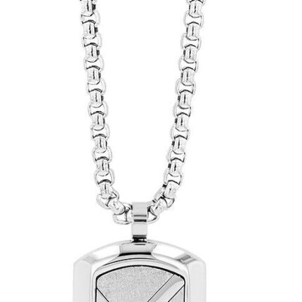 Akzent Erbskette "Stellan"mit Dogtag-Anhänger, Edelstahl, 60 cm
