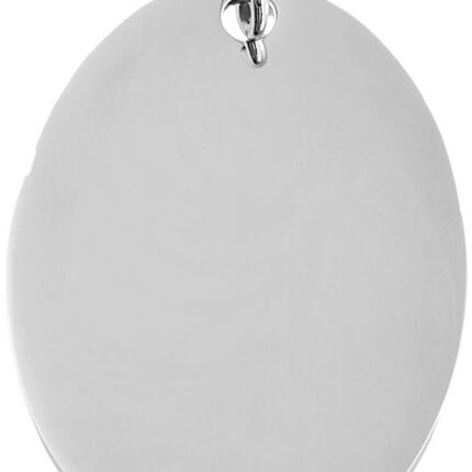 Akzent Edelstahl Gravuranhänger, oval