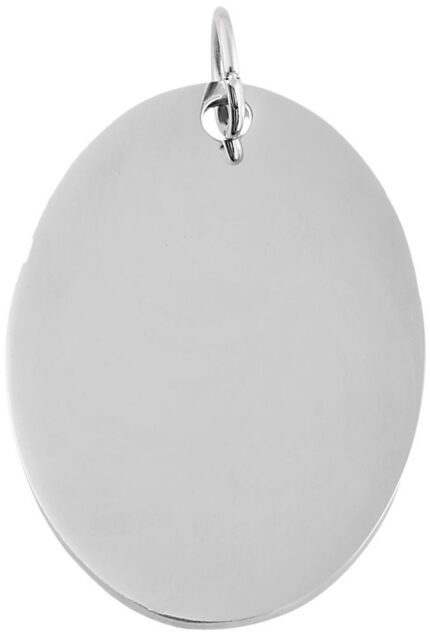 Akzent Edelstahl Gravuranhänger, oval
