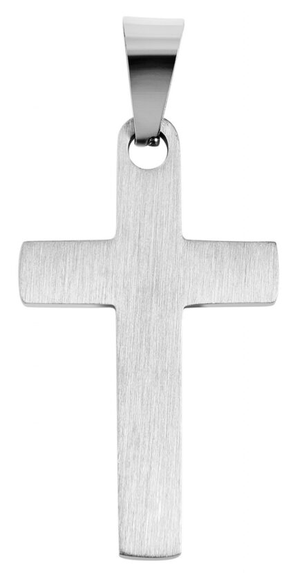 Akzent Anhänger aus Edelstahl, Kreuz, gravurfähig